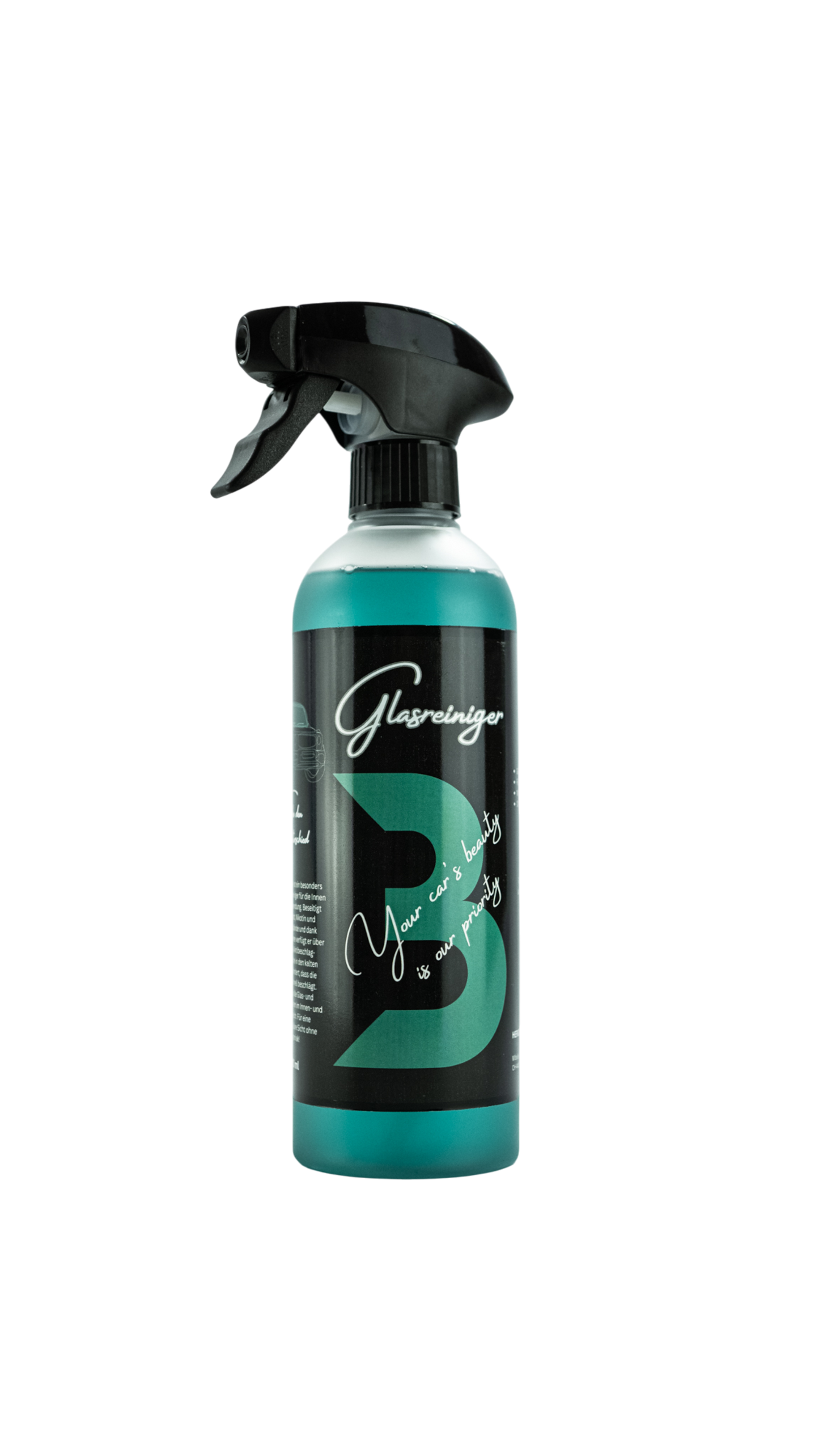 BERCE Glasreiniger 500 ml – Streifenfreie Sicht & Antibeschlag-Funktion - Berce