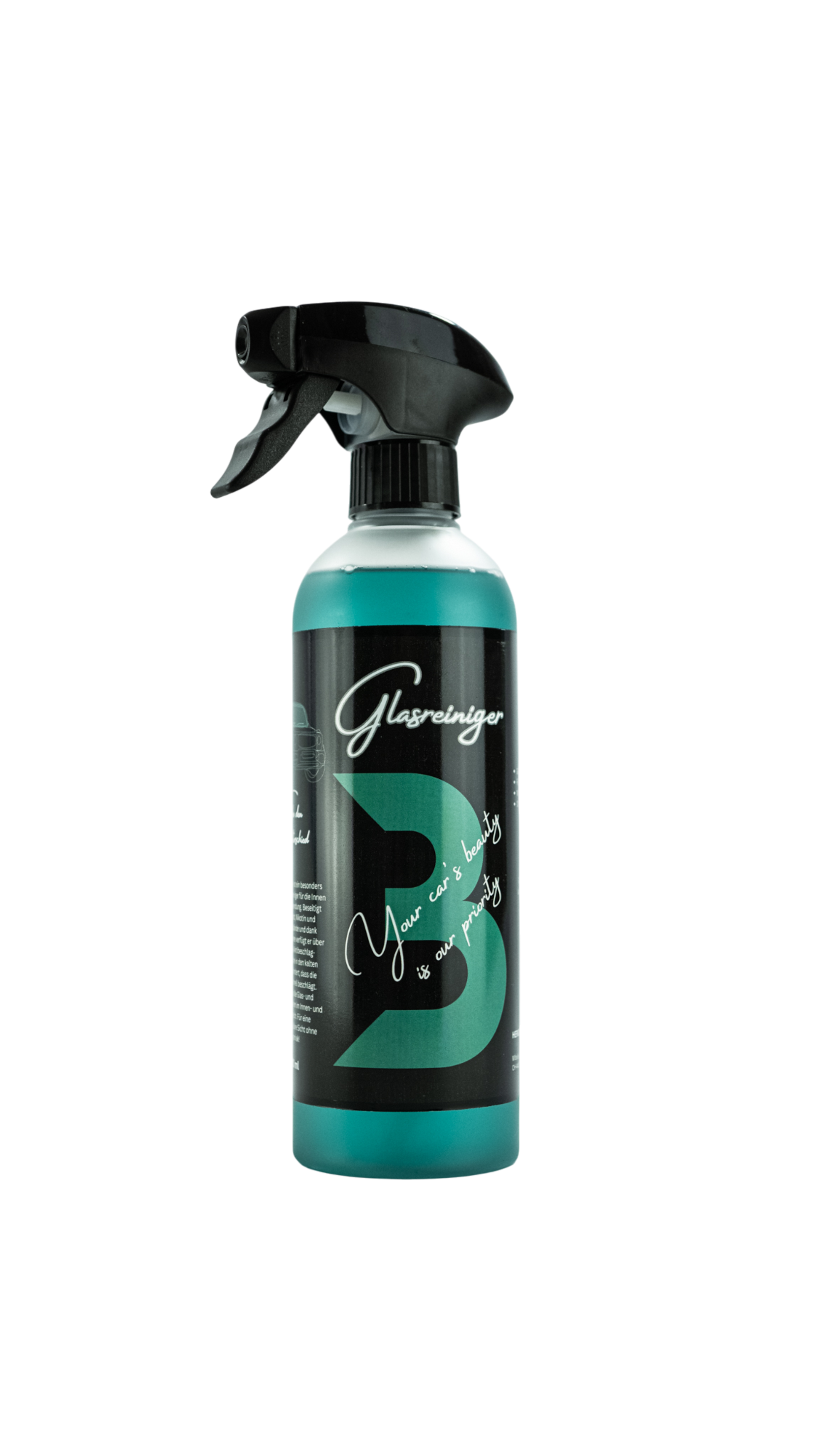 BERCE Glasreiniger 500 ml – Streifenfreie Sicht & Antibeschlag-Funktion - Berce